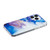 For iPhone 15 Pro IMD Shell Pattern TPU Phone Case(Sky Blue Purple Marble)