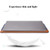 Horizontal Microfiber Color Matching Notebook Liner Bag, Style: Liner Bag+Power Bag(Gray + Brown), Applicable Model: 14-15.4 Inch