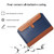 Horizontal Microfiber Color Matching Notebook Liner Bag, Style: Liner Bag+Power Bag(Gray + Brown), Applicable Model: 14-15.4 Inch