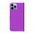 For iPhone 14 Pro Max Imitated Mirror Surface Leather Phone Case(Purple)