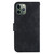 For iPhone 11 Pro Max Little Tiger Embossed Leather Phone Case(Black)