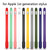 5 PCS Stylus Silicone Protective Case For Apple Pencil 1(White)