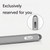 5 PCS Stylus Silicone Protective Case For Apple Pencil 1(White)