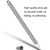 5 PCS Stylus Silicone Protective Case For Apple Pencil 1(White)
