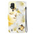 For Nokia C21 Plus Crystal Texture Colored Drawing Leather Phone Case(Gold Butterfly Epiphyllum)