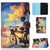 For Samsung Galaxy Tab A9 Colored Drawing Smart Leather Tablet Case(Cycling Boy)
