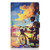 For Samsung Galaxy Tab A9 Colored Drawing Smart Leather Tablet Case(Cycling Boy)