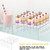 YX043 Acrylic Transparent Tui Tui Le Cake Cone Display Stand 16-hole Cupcake Display Stand