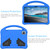 For Teclast M40 SE 2022 EVA Shockproof Tablet Case with Holder(Blue)