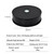 20cm Electric Rotating Turntable Display Stand LED Light Video Shooting Props Turntable, Power Plug:220V AU Plug(Black)