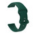 For Huawei Watch 2 Internal Reverse Buckle Silicone Watch Band, Size:20mm(Green)