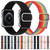 Nylon Watch Band For Apple Watch Series 9&8&7 41mm / SE 3&SE 2&6&SE&5&4 40mm / 3&2&1 38mm(Official Black)