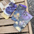 For iPhone 14 Pro Max Oil Painting Pattern Glossy PC Phone Case(Field)