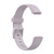 For Fitbit Luxe Silicone Watch Band, Size:S(Light Purple)