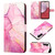 For Samsung Galaxy A15 PT003 Marble Pattern Flip Leather Phone Case(LS001)