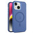 For iPhone 15 MagSafe Frosted Translucent Mist Phone Case(Royal Blue)