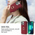 For iPhone 11 Pro Ring Card  Litchi Leather Back Phone Case(Red)