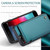 For iPhone 8 Plus / 7 Plus CaseMe C22 Card Slots Holder RFID Anti-theft Phone Case(Blue Green)