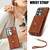 For Samsung Galaxy S21 Ultra 5G Crossbody Rhombic Horizontal Wallet Leather Phone Case(Brown)