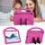 For Samsung Galaxy Tab S9 EVA Shockproof Tablet Case with Holder(Rose Red)