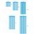 2 PCS Laser Rain Tinsel Foil Curtain Birthday Party Decoration Tassel Wall, Size:1x2m(Silver)