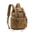 AUGUR 1039 Men Retro Canvas Backpack Shoulders Laptop Bag(Yellowish-brown)