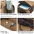 AUGUR 2136 Men Multi-function Retro Canvas Knight Bag Shoulder Messenger Crossby Bag (Black)