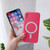 For iPhone XR Liquid Silicone Full Coverage Shockproof Magsafe Case(Blue)