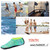 Non-slip Plastic Grain Texture Thick Cloth Sole Printing Diving Shoes and Socks, One Pair, Size:M (Rose Red Figured)