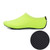 3mm Non-slip Rubber Embossing Texture Sole Solid Color Diving Shoes and Socks, One Pair, Size:XXL (Fluorescent Green)