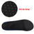 Non-slip Plastic Grain Texture Thick Cloth Sole Solid Color Diving Shoes and Socks, One Pair, Size:M (Black)