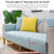 Four Seasons Universal Simple Modern Non-slip Full Coverage Sofa Cover, Size:90x160cm(Houndstooth Blue)