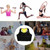 2 PCS Neoprene Women Sport Body Shaping Vest Corset, Size:XL(Black)