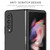 For Samsung Galaxy Z Fold3 5G Armor Foldable Phone Case(Black)