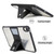 PC+TPU Transparent Holder Tablet Case For iPad 9.7 inch 2017 / 2018(Black)