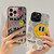 For iPhone 15 Plus English Characters PC Phone Case(Little Smiley Face)