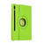 For Samsung Galaxy Tab S9 Ultra 360 Degrees Rotation Holder Litchi Texture Leather Tablet Case(Green)