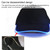 LED Luminous Baseball Cap Male Outdoor Fluorescent Sunhat, Style: Battery, Color:White Hat Blue Light