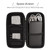 Multi-function Travel Mobile Power Earphone Electronic Product Storage Box Protective Bag (Black)