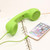 3.5mm Plug Mic Retro Telephone Anti-radiation Cell Phone Handset Receiver(Black)