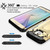 For Galaxy S6 Edge / G925 Tough Armor TPU + PC Combination Case (Gold)