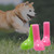 4 PCS/Set Pet Rain Boots Waterproof Non-slip Dog Shoes, Size:M(Blue)
