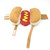 Hot Dog Style Pet Dog Cat Halloween Party Costume Clothes, Size:S