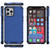 For iPhone 13 Pro Shockproof Honeycomb PC + TPU Protective Case (Blue)