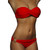 2 PCS Summer Sexy Women Bikini Set Beachwear Push Up Bathing Suits, Size:L(Pink)