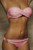 2 PCS Summer Sexy Women Bikini Set Beachwear Push Up Bathing Suits, Size:L(Pink)