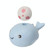 Suspension Ball Electric Fan Toy Children Fun Ocean Whale Suspension Blowing Ball Toy(Blue)