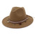Women Jazz Caps Bohemia Style Woolen Hats for Spring Summer Beach(Khaki)