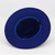 Women Jazz Caps Bohemia Style Woolen Hats for Spring Summer Beach(Blue)
