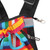 Traveling Portable Pet Chest Backpack Pet Carrier Bag, Size:XL(Rainbow striped)
